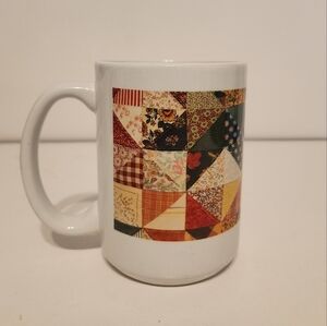 Like New CafePress Fun Patchwork Quilt Mug